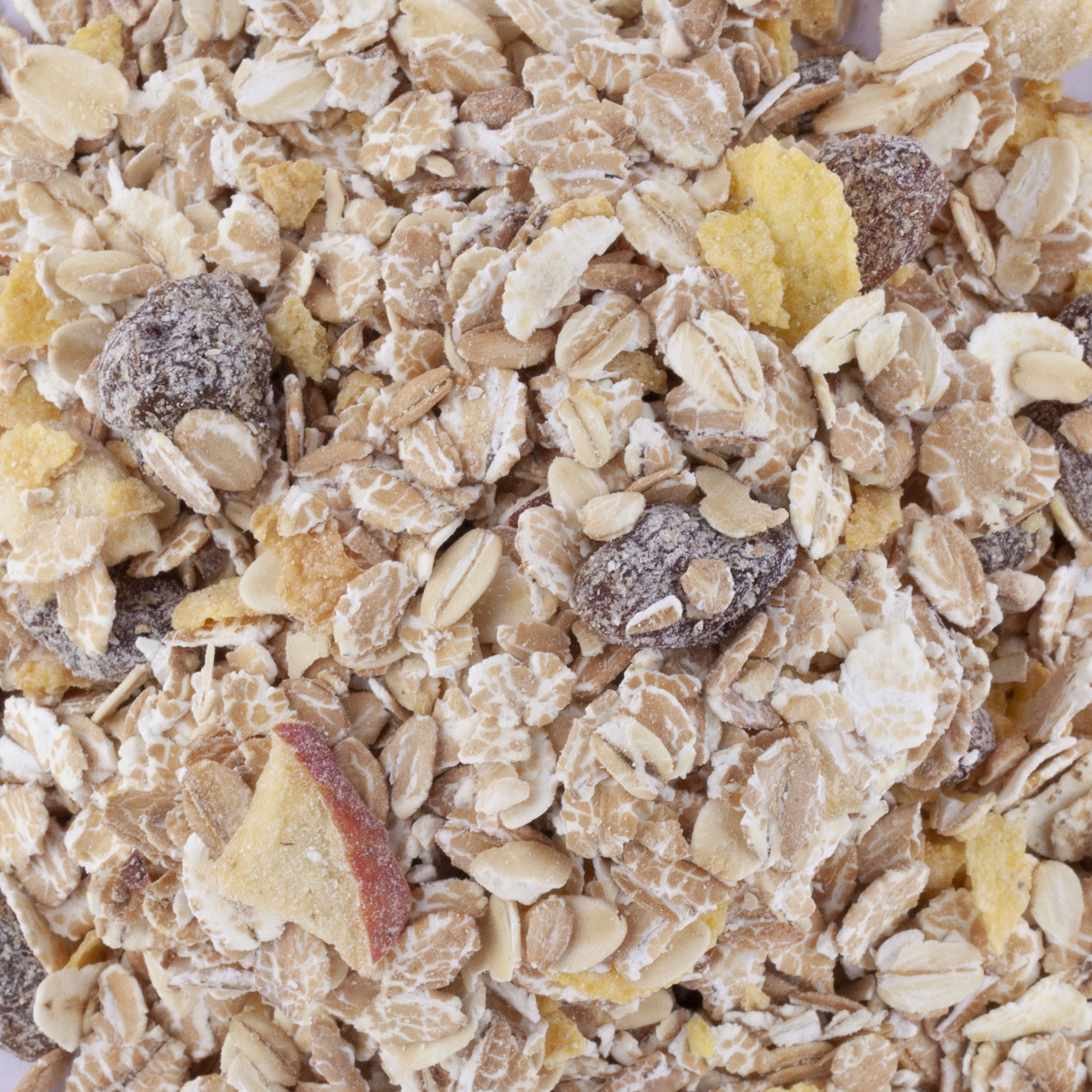 Céréales De Petit-déjeuner Crues : Granola, Muesli, Flocons D'avoine Dans  Des Bocaux En Verre, Fond Blanc. Banque D'Images et Photos Libres De  Droits. Image 114199948