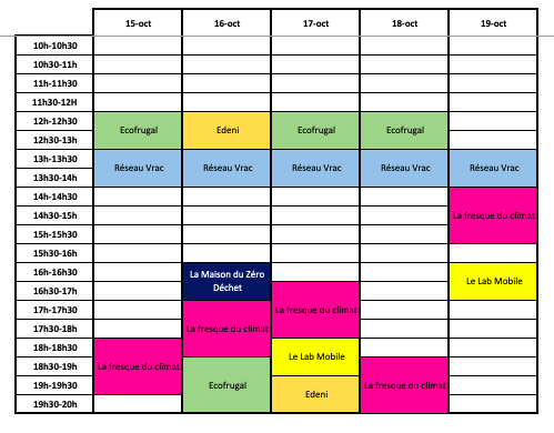 Planning village vrac